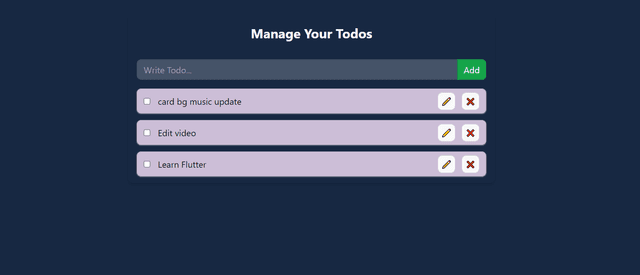 Todo with Context & local