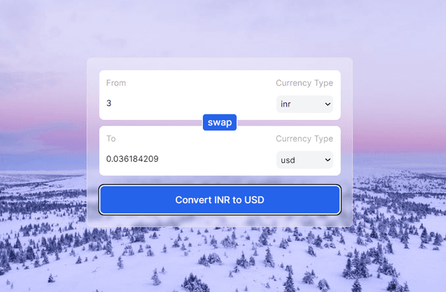 Currency Convertor