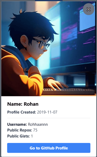 Github Profile Viewer
