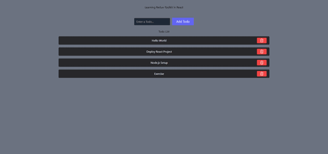 Todo With Redux-Toolkit